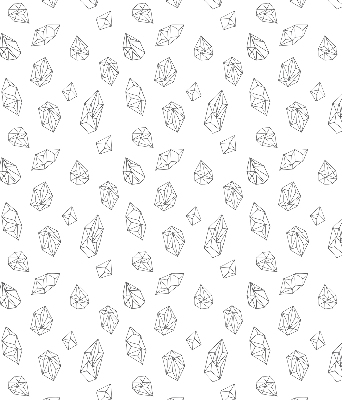 Fabric roller blind for window geometric shapes pattern
