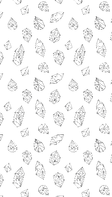 Fabric roller blind for window Geometric shapes