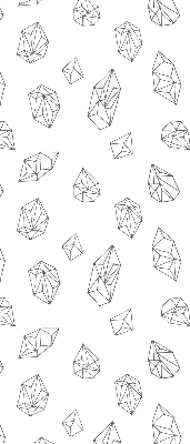 Fabric roller blind for window Geometric shapes