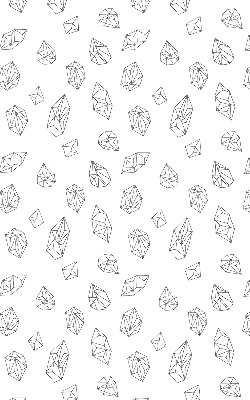Fabric roller blind for window geometric shapes pattern