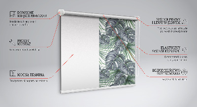 Blackout roller blind Leaves