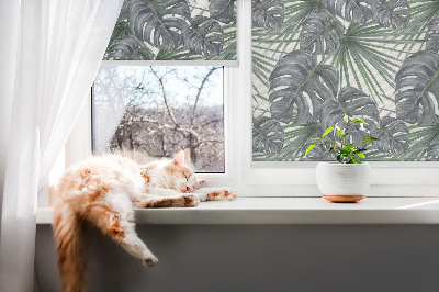 Blackout roller blind Leaves
