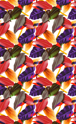 Fabric roller blind for window Colorful leaves