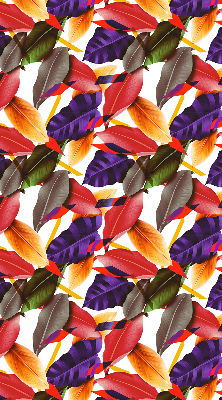Fabric roller blind for window Colorful leaves