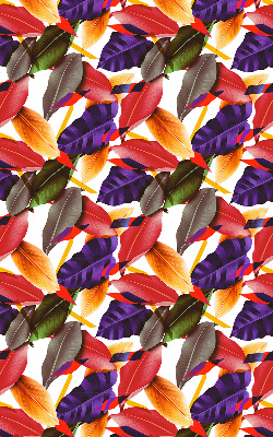 Fabric roller blind for window Colorful leaves