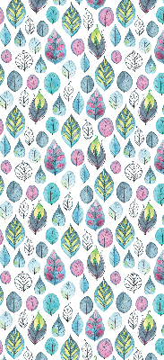 Blackout roller blind Colorful leaves