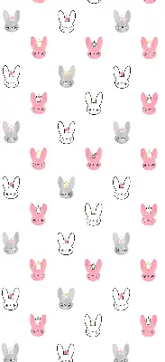 Blackout roller blind for window with colorful rabbits in crowns design