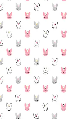 Blackout roller blind for window with colorful rabbits in crowns design