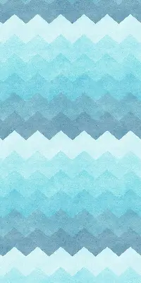 Blackout roller blind painted mountains design