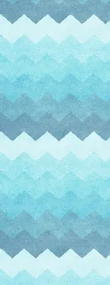 Blackout roller blind painted mountains design