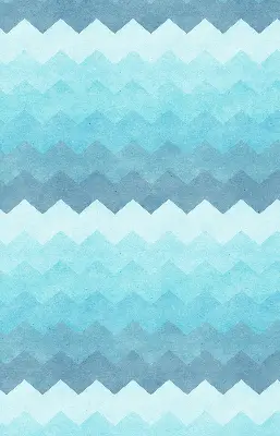 Blackout roller blind painted mountains design