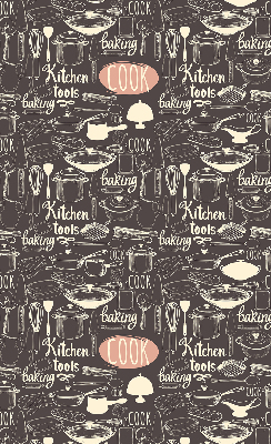 Blackout roller blind for window Culinary utensils