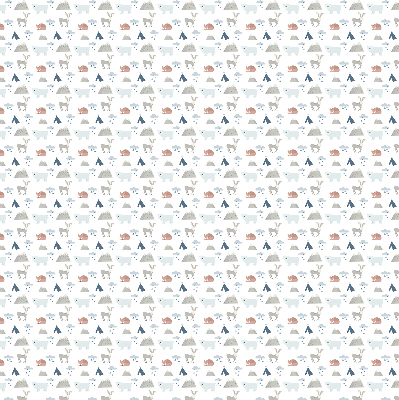 Blackout roller blind Mountains rain animals