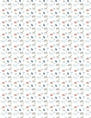 Blackout roller blind Mountains rain animals