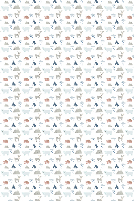 Blackout roller blind Mountains rain animals