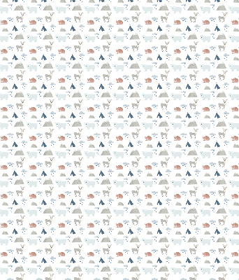 Blackout roller blind Mountains rain animals