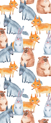 Blackout roller blind for window Animals