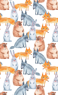 Blackout roller blind for window Animals