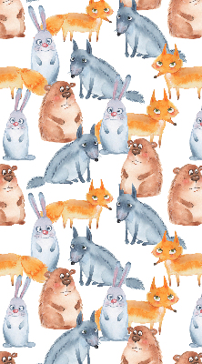 Blackout roller blind for window Animals