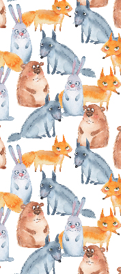 Blackout roller blind for window Animals
