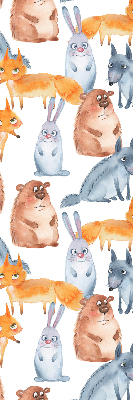 Blackout roller blind for window Animals