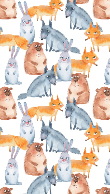Blackout roller blind for window Animals