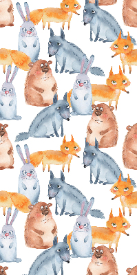 Blackout roller blind for window Animals