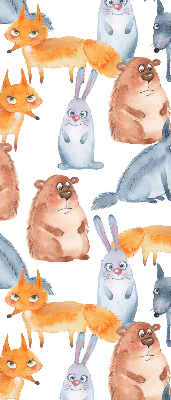 Blackout roller blind for window Animals