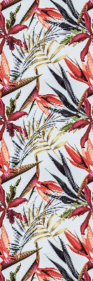 Fabric roller blind for window Exotic leaves