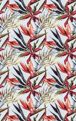 Fabric roller blind for window Exotic leaves