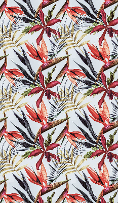 Fabric roller blind for window Exotic leaves
