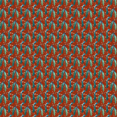 Blackout roller blind Peacocks on the branches