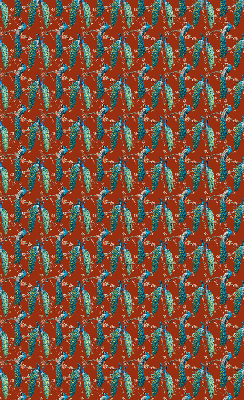 Blackout roller blind Peacocks on the branches