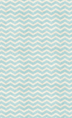 Fabric roller blind for window Blue zigzags