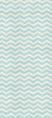 Fabric roller blind for window Blue zigzags