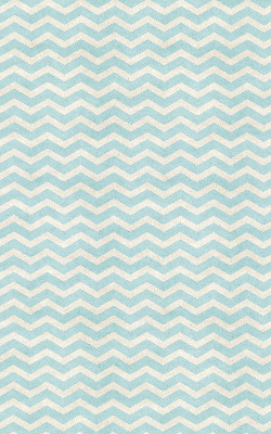 Fabric roller blind for window Blue zigzags
