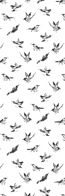 Blackout roller blind for window Birds