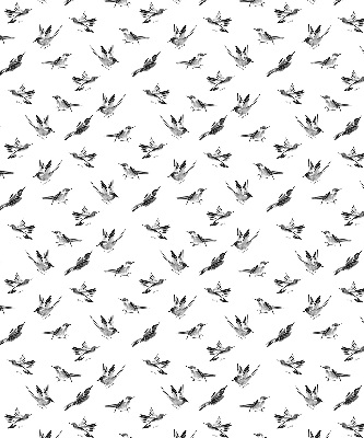 Blackout roller blind for window Birds