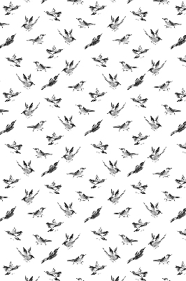 Blackout roller blind for window Birds
