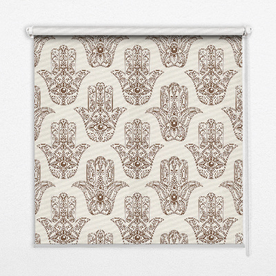 Fabric roller blind for window Pattern