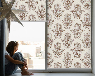 Fabric roller blind for window Pattern