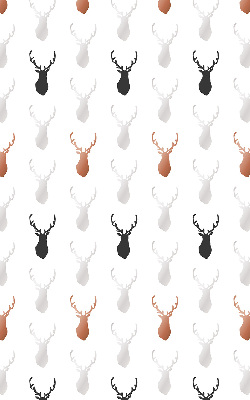 Blackout roller blind Drawn deer heads