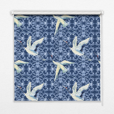 Blackout roller blind for window Herons