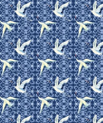 Blackout roller blind for window Herons