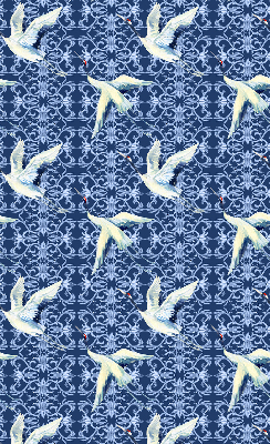 Blackout roller blind for window Herons