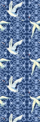 Blackout roller blind for window Herons