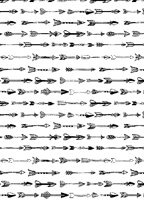 Blackout roller blind Sketch of arrows