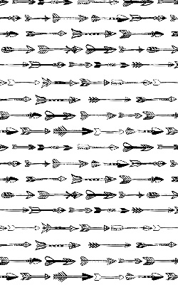 Blackout roller blind Sketch of arrows