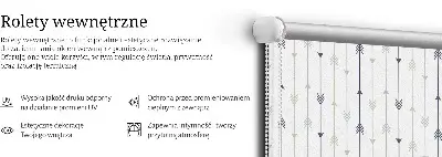 Fabric roller blind for window shots design