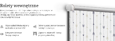 Fabric roller blind for window Shots
